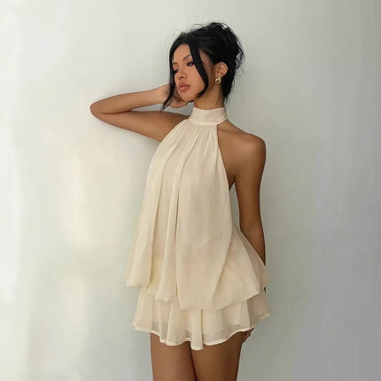 Women's Halter Mini Dress