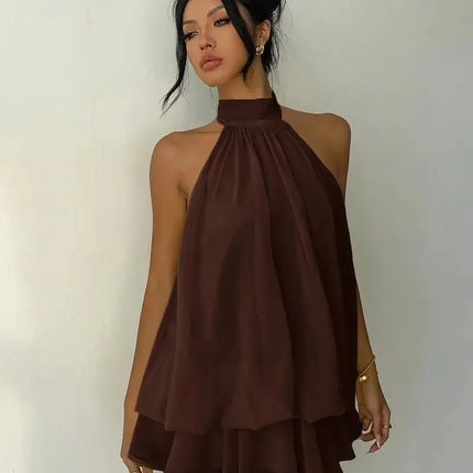 Women's Halter Mini Dress