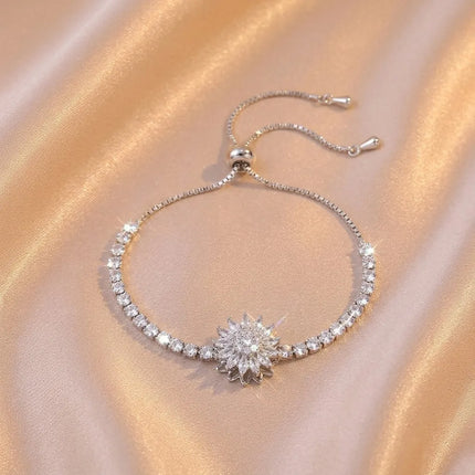 Fidget Anti Stress Anxiety Rings for Women Stainless Steel Gold-plated Rotatable Sun Star Evil Eye Sunflower Spinner Rings