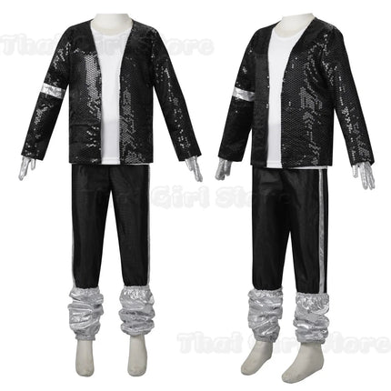 Halloween Coplay outfit for Show Performance Party Michael Jackson Celebrity Birthday Carnival Billie Jean Pop Star MJ costume