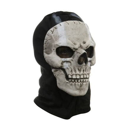 Unisex Cosplay Halloween Horror Ghost Skull Mask Latex Headgear Helmet Cosplay Perform Party Masquerade Prop