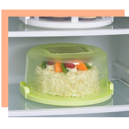 B62B-Cake Box Cupcake Holder With Lid Transparent Cake Transparent Cake Box Carrier With Lid Handles Cupcake Holder