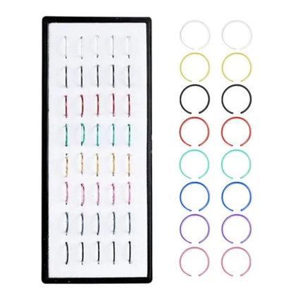 Crystal Stainless Steel Nose Studs
