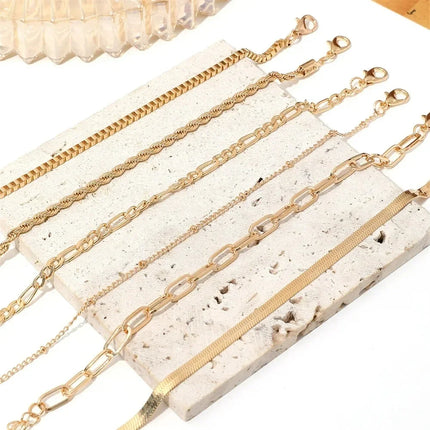 Geometric Cuff Bracelet Set