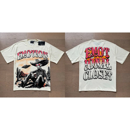 Angel Print Cotton T-Shirt