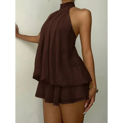 Women's Halter Mini Dress
