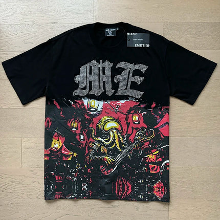 Angel Print Cotton T-Shirt