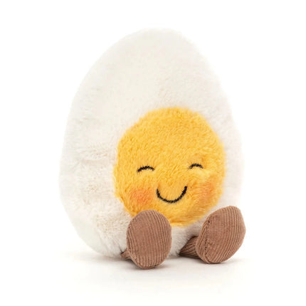 1PCS Lovely Soft Boiled Fashion Creative Pet Cat Toys And Lovely Smile Happy Doll Pet Supplies Home Decoration Holiday Kids Gift