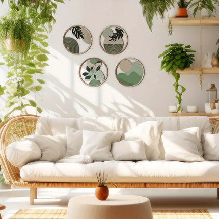 Bohemian Wooden Wall Art Set