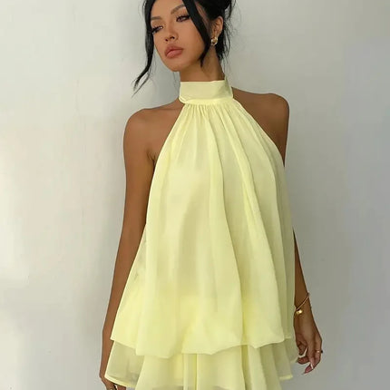 Women's Halter Mini Dress