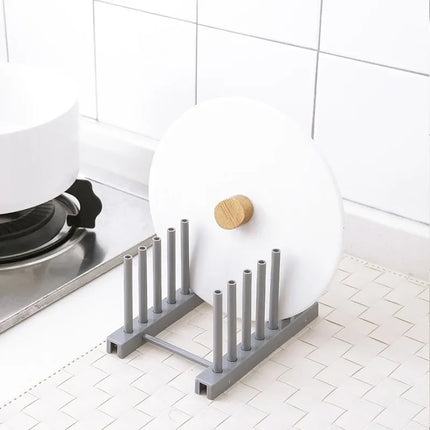Kitchen Storage Rack Pot Cover Rack Stainless Steel Creative Bowl and Dish Storage Rack Kitchen Accessories