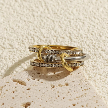 18K Gold Stackable Ring