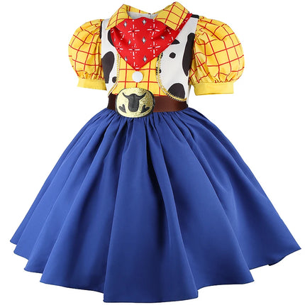 2026 New Halloween Girls Dress Up Costumes Children's Cosplay Costumes Children's Role Play Princess Dresses Complete Set