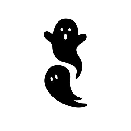 Halloween Car Rearview Mirror Vinyl Sticker Spooky Ghost Decals 7 Mini Bats Sticker Car Accessories Decorative Halloween Gift