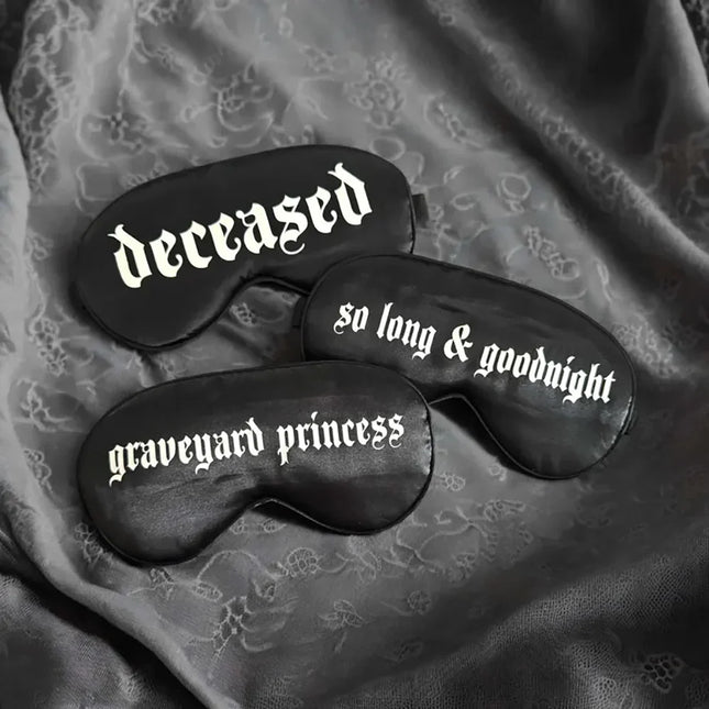 Spooky Eye Masks Goth Witch Eye Masks Halloween Sleepover Party Decor Spooky Beauty Gifts Bachelorette Party Bridal Shower Gift