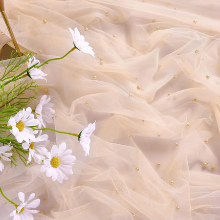 Pearl Tulle Table Runner