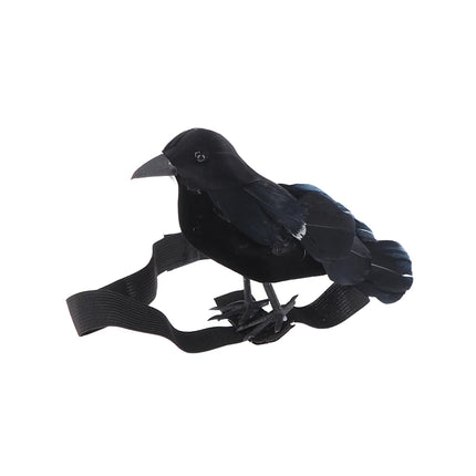 Halloween Party Costumes Black Crow with Shoulder Strap Decoration Cosplay Props