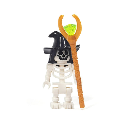 MOC Halloween Skeleton Army Mini Doll  DIY Building Blocks Assembled Building Blocks  Toy Character Doll Skeleton Ornaments