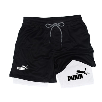 Men's 2-in-1 Sports Shorts