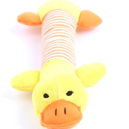 Cute Plush Squeak Toys Pet Wolf Rabbit Animal Plush Toys Dog Chew Whistling Involved Squirrel Dog Toy Funny Pet Products