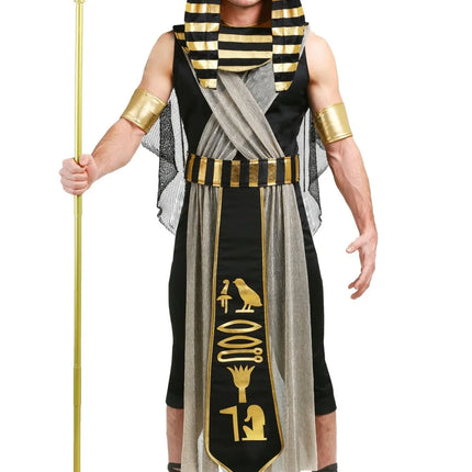 Halloween Ancient Egypt Egyptian Pharaoh Costume for Men King Cleopatra Queen Cosplay Carnival Party Medieval Couple Party Dress
