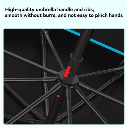 Fishing Umbrella: UV Protection, Waterproof, Wind-Resistant with Stable Stand - Foldable for Freshwater/Saltwater Fishing