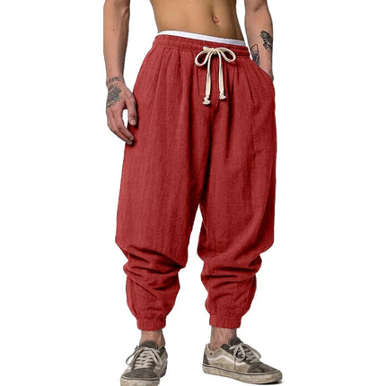 Men's Linen Harem Pants