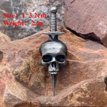 Halloween Skull Pin Punk Skeleton Badge Gothic Brooch for Jewelry Accessory Gifts Wholesale