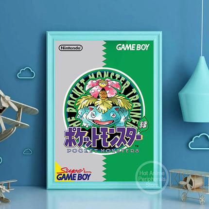 Pokemon Canvas Wall Poster