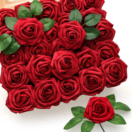Artificial Foam Rose Flowers