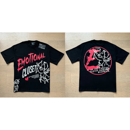 Angel Print Cotton T-Shirt