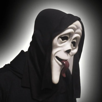 Halloween Cosplay Screaming Horror Props Mask, Breathable Skeleton Mask Horror Party Halloween Role-Playing Props