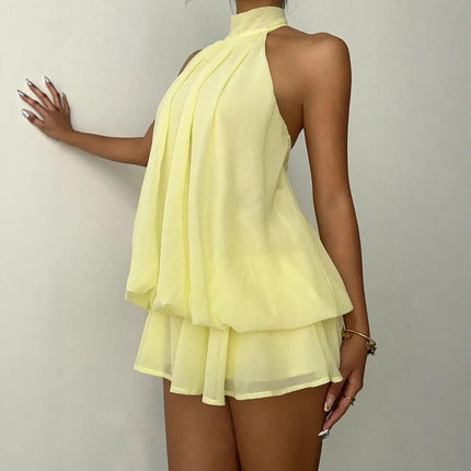 Women's Halter Mini Dress