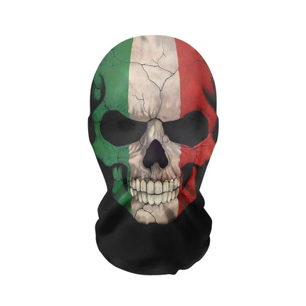 Skeleton Full Face Fashion Headwear Mask Motorcycle Perspective Net Balaclava Bike Outdoor Wearing Halloween, Christmas Mask