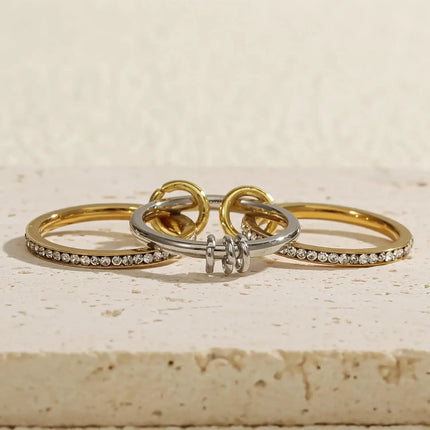 18K Gold Stackable Ring