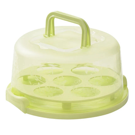 B62B-Cake Box Cupcake Holder With Lid Transparent Cake Transparent Cake Box Carrier With Lid Handles Cupcake Holder