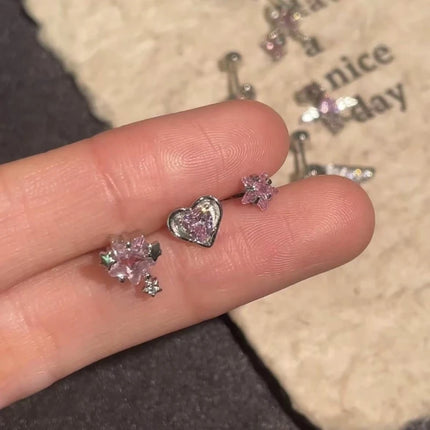 Pink Zircon Cartilage Stud
