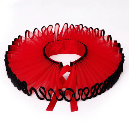 Halloween Carnival Party Cosplay Props The Middle Ages Noble Literary Arts Ruff Retro Collar Stage Performance Accessories