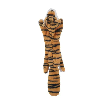 Cute Plush Squeak Toys Pet Wolf Rabbit Animal Plush Toys Dog Chew Whistling Involved Squirrel Dog Toy Funny Pet Products