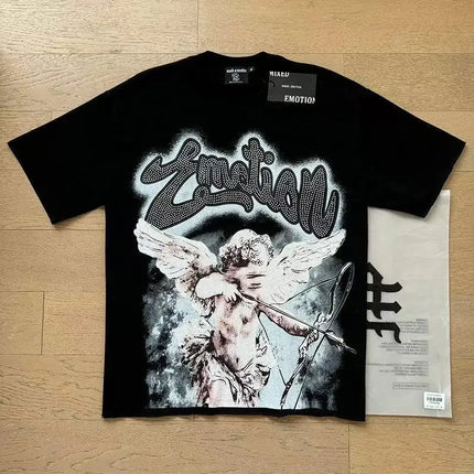 Angel Print Cotton T-Shirt
