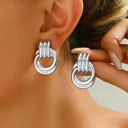 Chunky Knot Drop Earrings