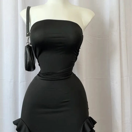 Women's Floral Strapless Mini Dress