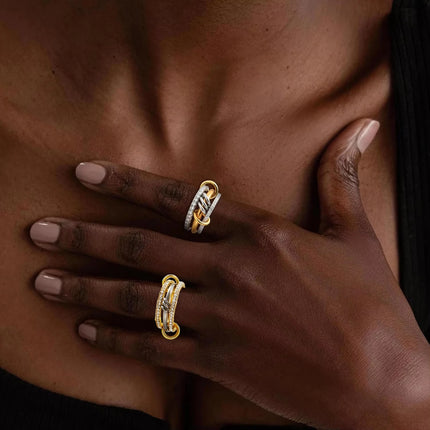 18K Gold Stackable Ring
