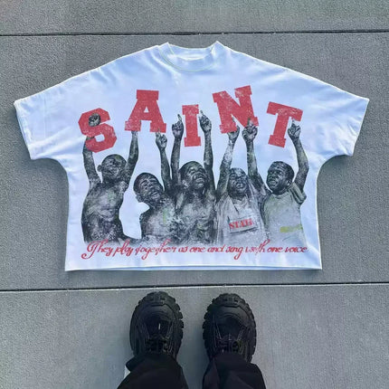 Harajuku Oversized Graphic T-Shirt