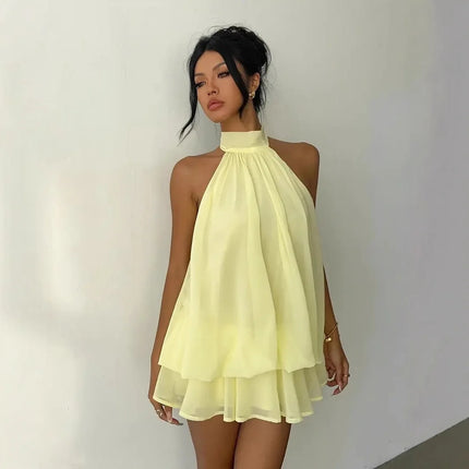 Women's Halter Mini Dress