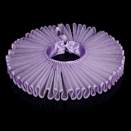 Halloween Carnival Party Cosplay Props The Middle Ages Noble Literary Arts Ruff Retro Collar Stage Performance Accessories