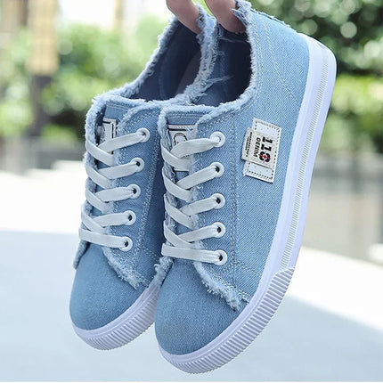Women's Denim Canvas Sneakers