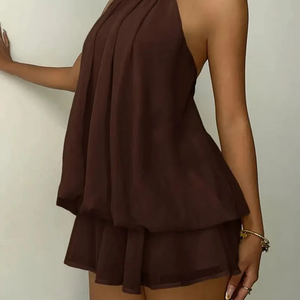 Women's Halter Mini Dress