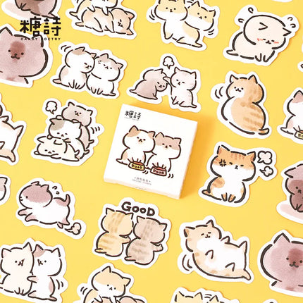 46pcs Halloween Sticker Pack DIY Material Decorative Stationery Album Diary Cup Notebook Mobile Phone Scrapbook