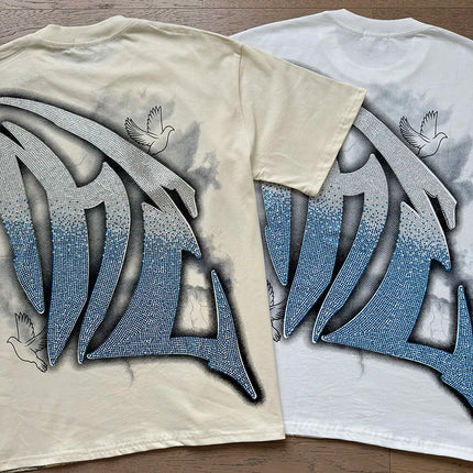 Angel Print Cotton T-Shirt